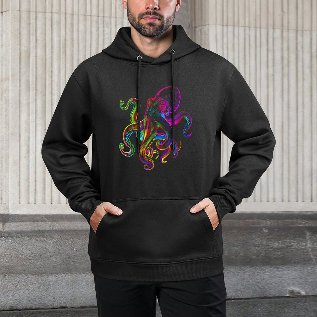 Funny Octopus Sea Monster Krakens Jellyfishes Sea Animals Colorfast Hoodie