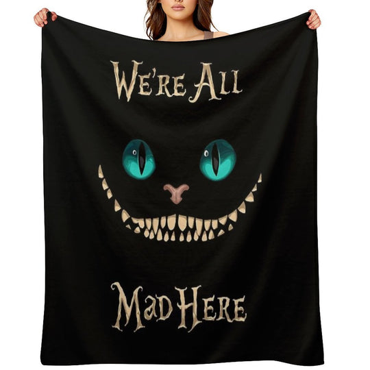 Alice In Wonderland Wrinkle-free Throw Blanket