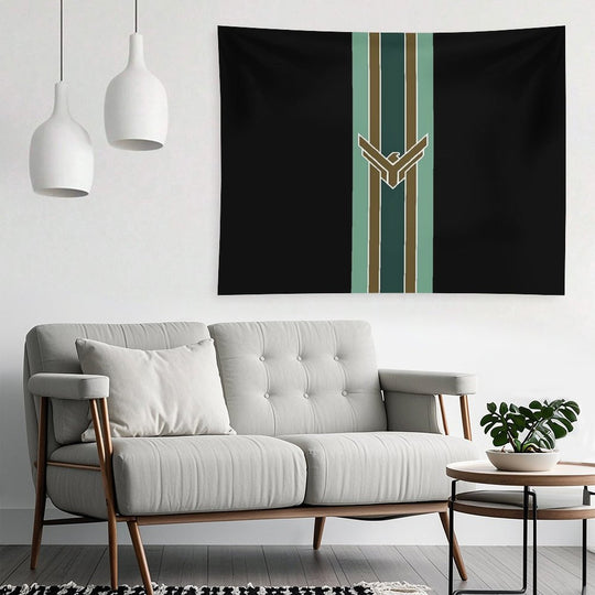 Dune - House Atreides Banner Stripes (Green) - Tapestry
