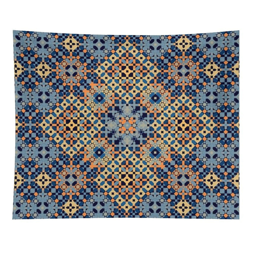 The Four Squares Delicate Islamic Mosaic Tapestry