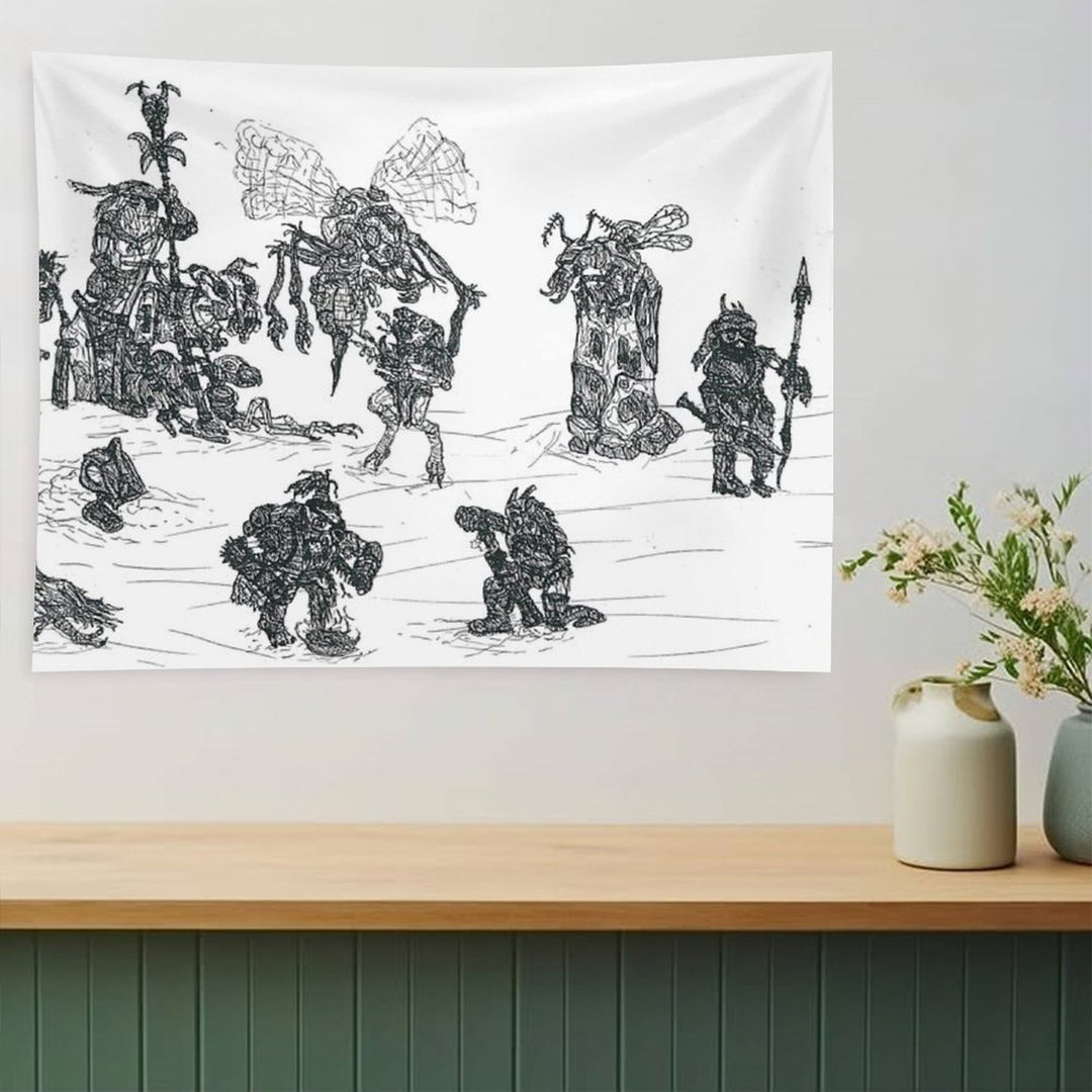 The Bug Lord Tapestry