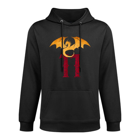 11 Year Old Birthday Dragon Fantasy 11th Bday Boy Kangaroo Pocket Hoodie