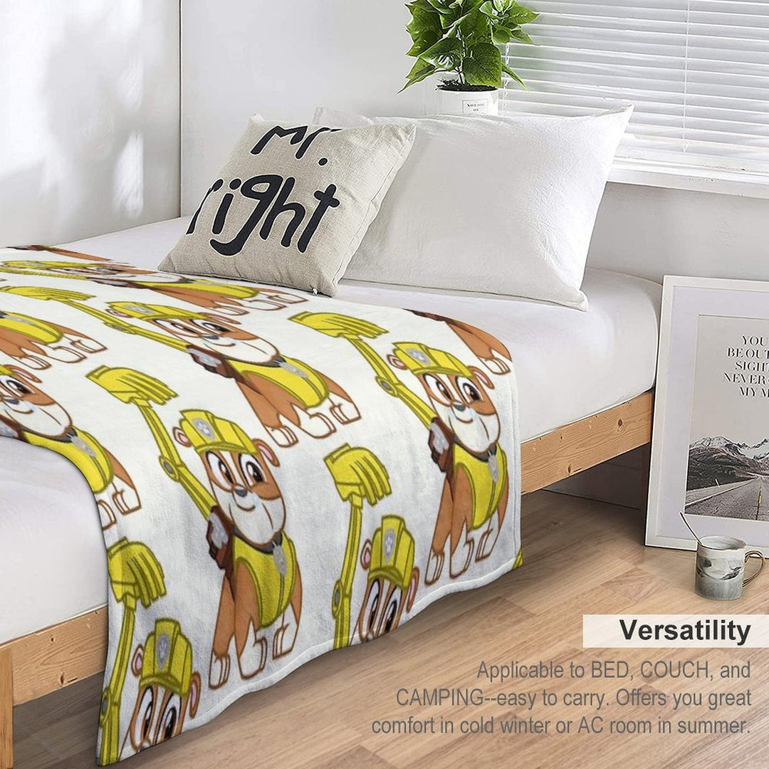 PAW Patrol Rubble Shrink-resistant Throw Blanket