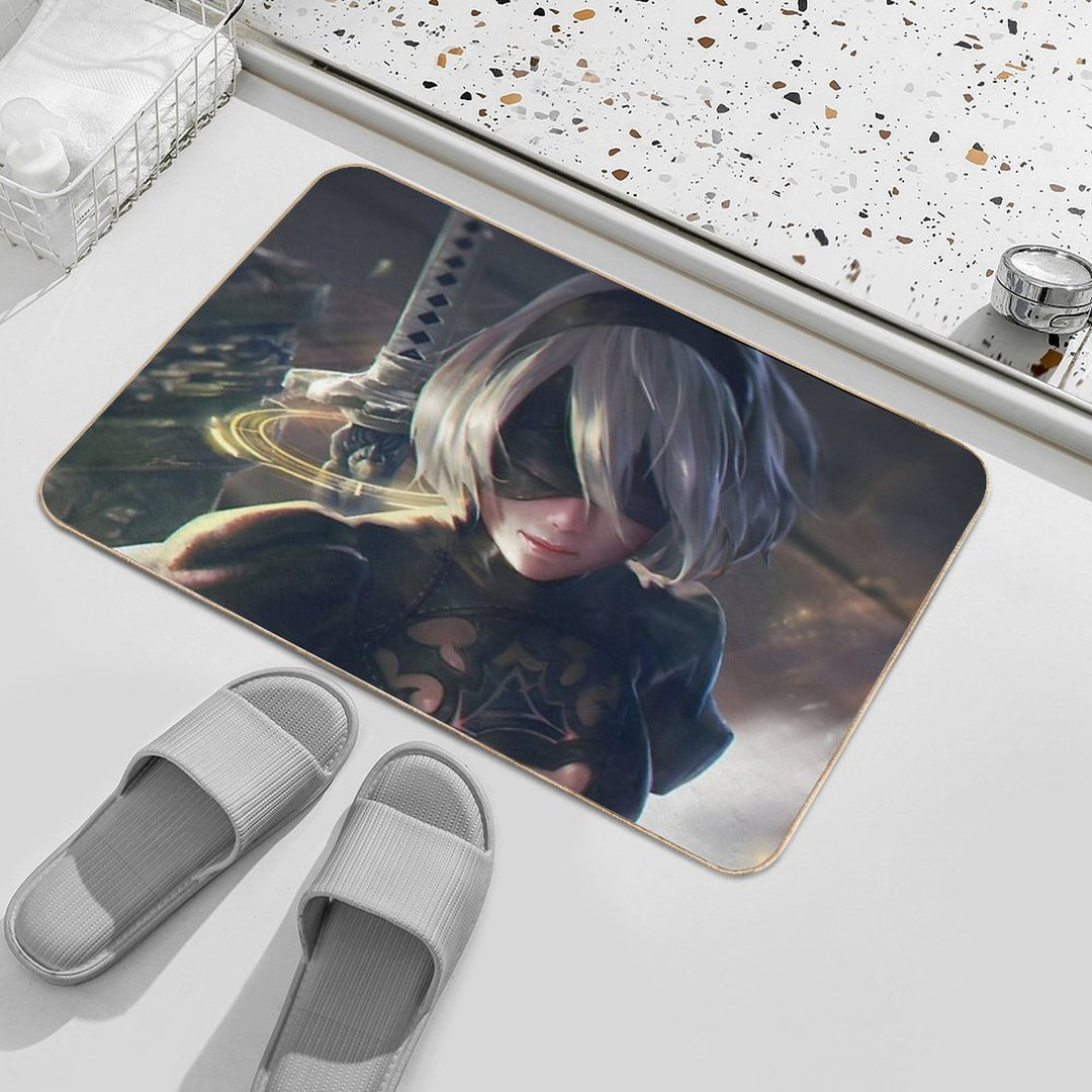 Yorha - Nier Automata  Easy Maintenance Bath Mat