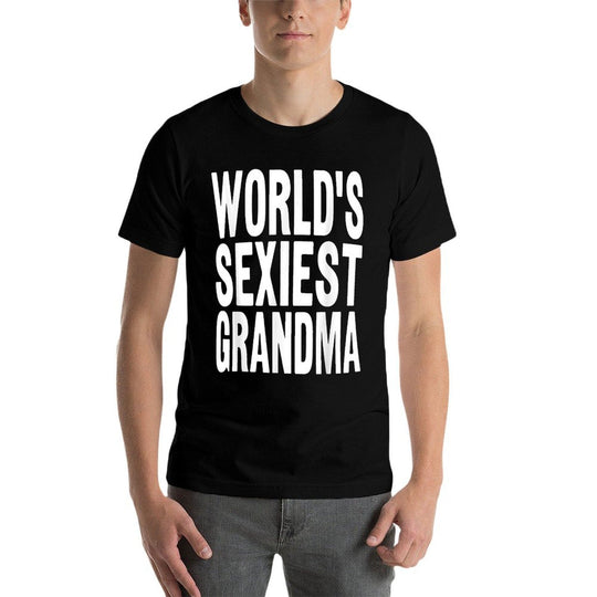 Worlds Sexiest Grandma Funny Grandma Meme  Slim-fit Cut T-Shirt