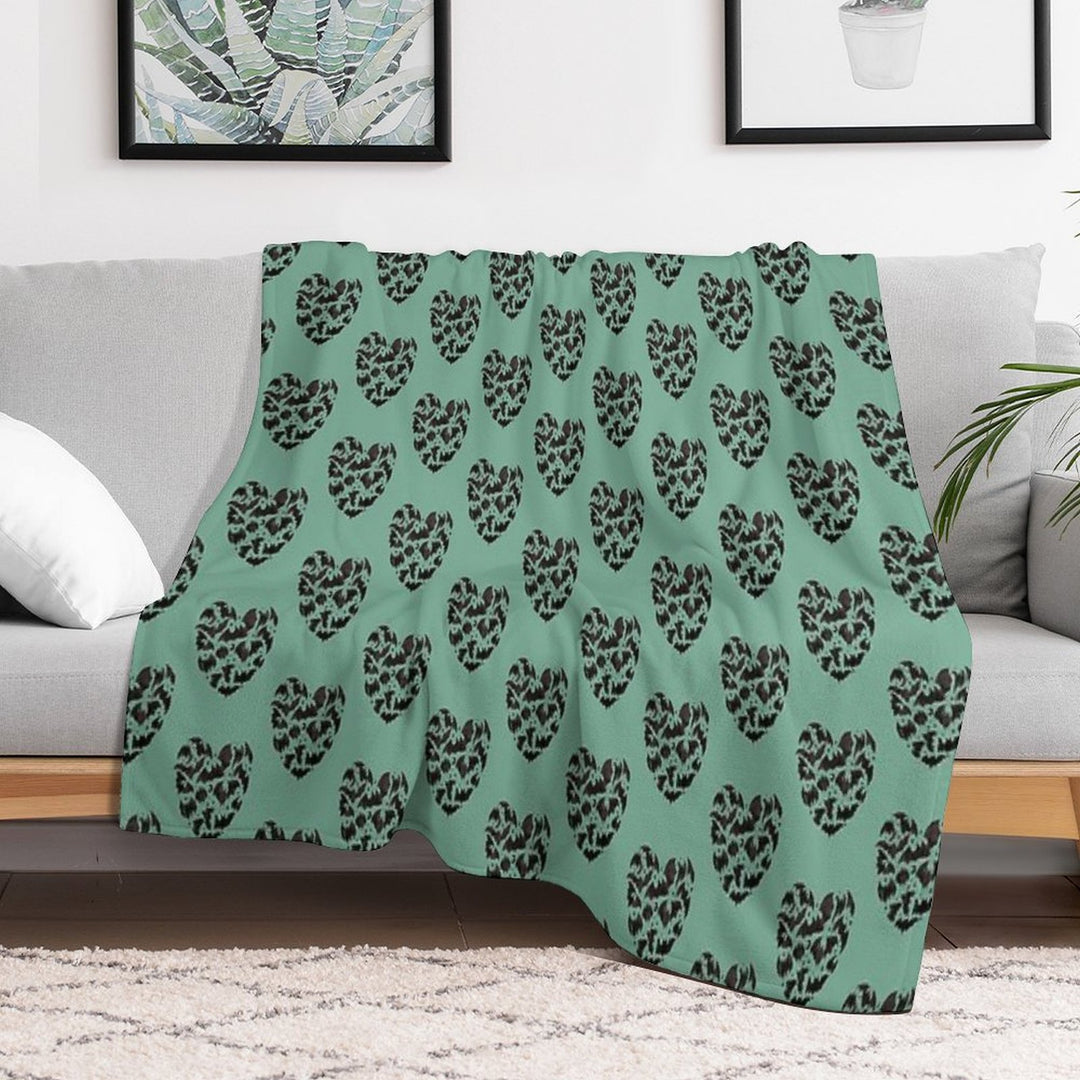 Bat Heart Compact Throw Blanket