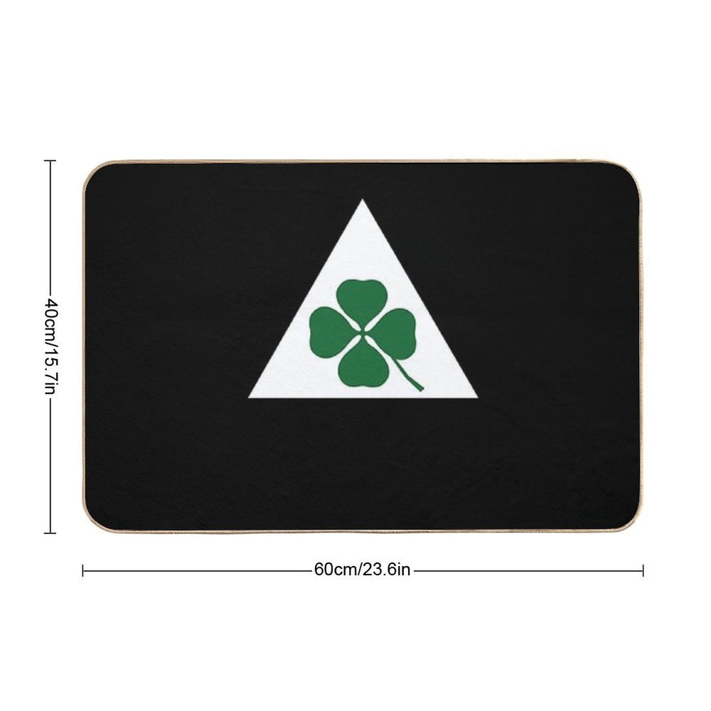 Quadrifoglio Classic Alfa Romeo  Easy To Clean Bath Mat