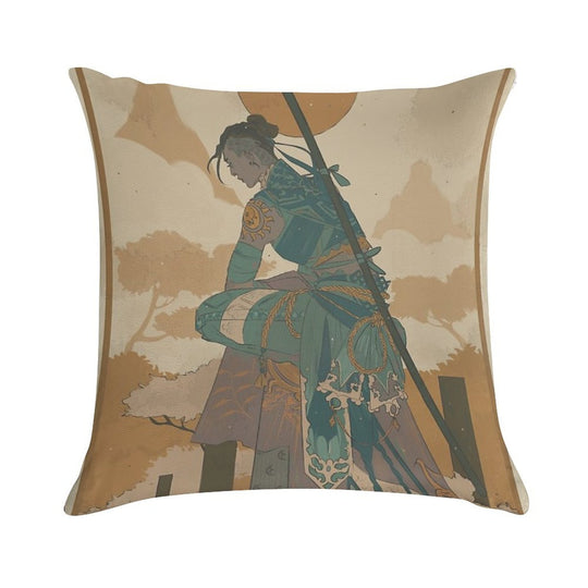 Beauregard 01 Soft Skin-Friendly Throw Pillow