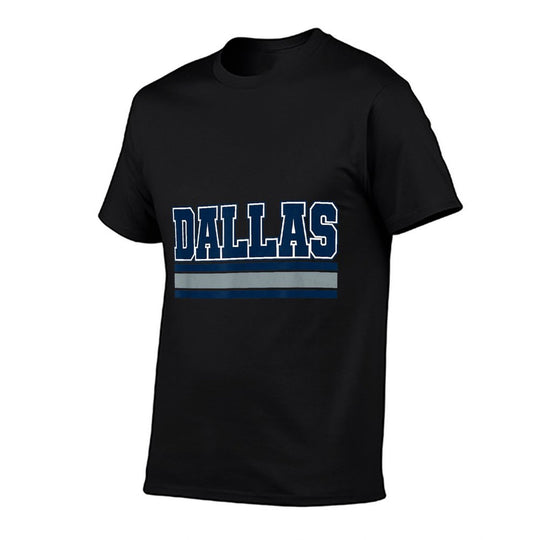 Dallas Blue  Light Grey Throwback Dallas TX Tailgate Party  Slim-fit Cut T-Shirt