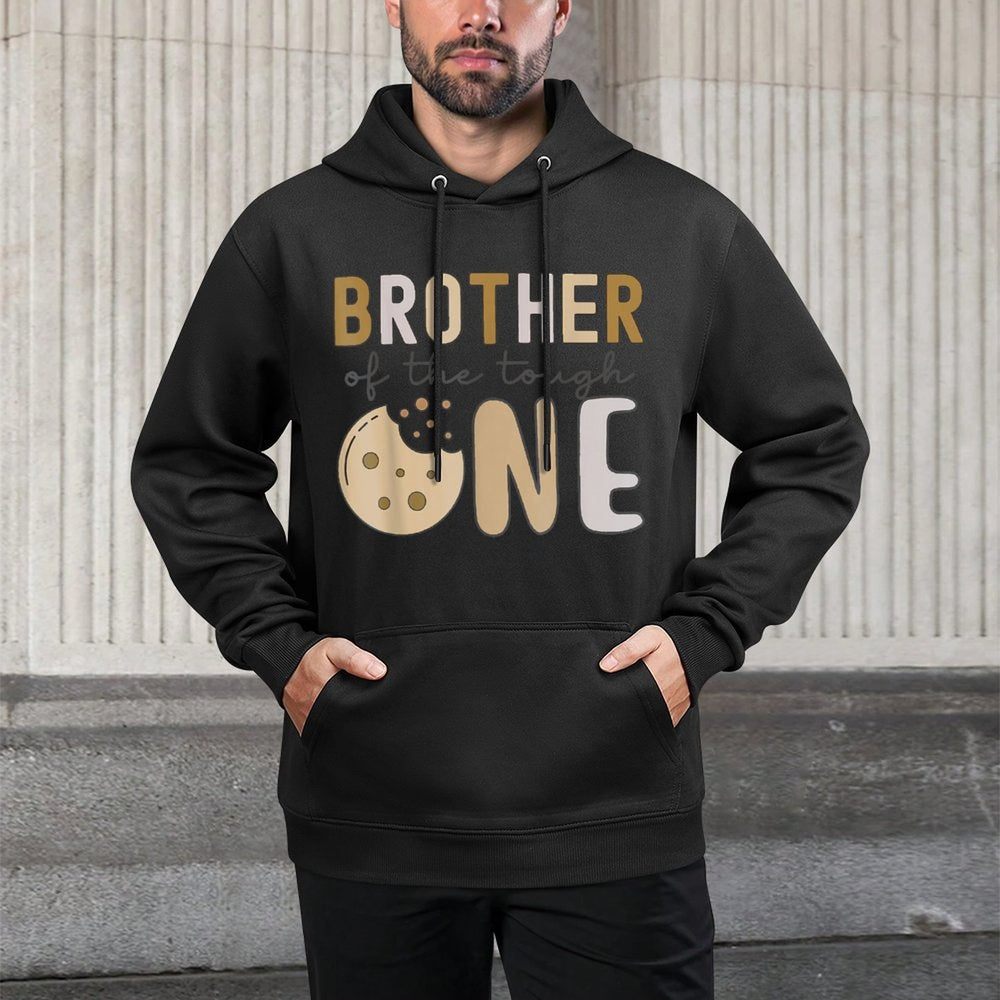 Brother Of The Tough One Cookies And Milk 1st Birthday Party All-Day Comfort Hoodie