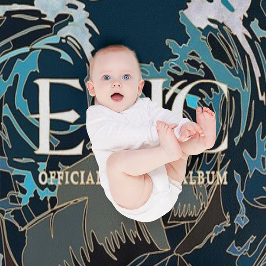 Epic The Ocean Saga Stained Glass Gold Multi-functional Throw Blanket