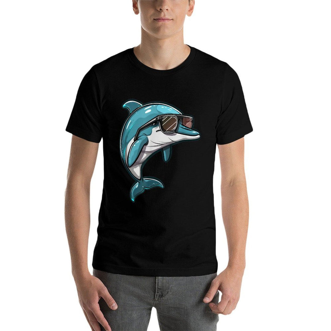 Dolphin Sunglasses  Wrinkle-resistant T-Shirt