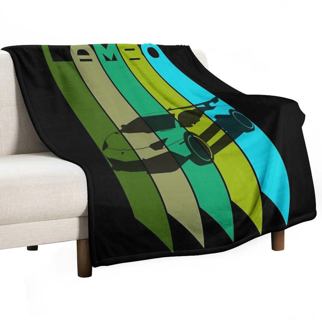 I Love My Lamborghini Wrinkle-free Throw Blanket