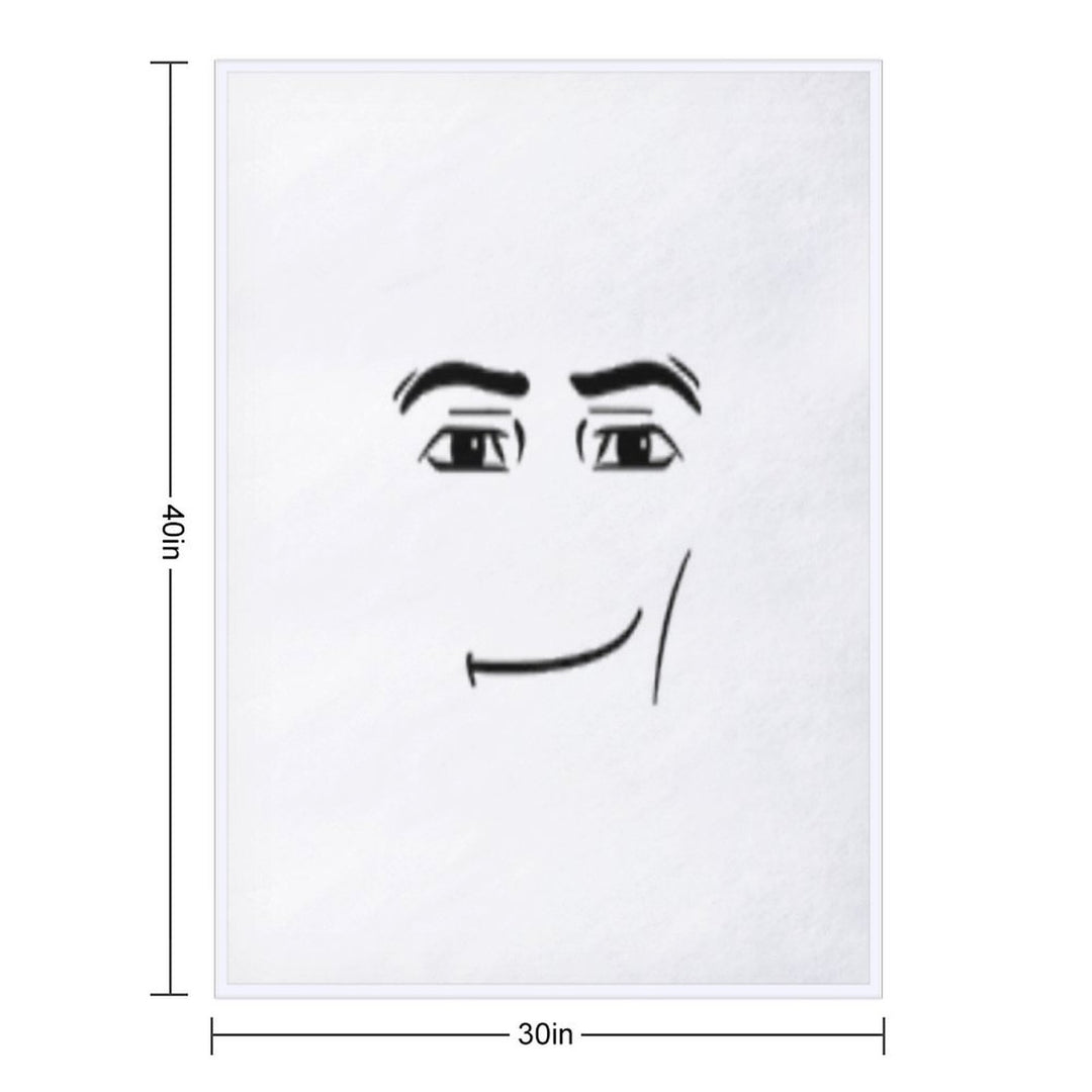 The Man Face Comfort Throw Blanket