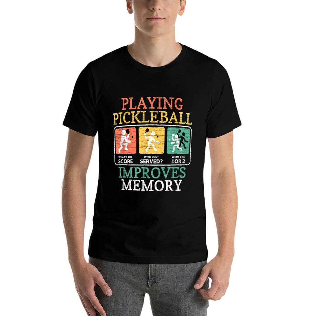 Playing Pickleball Improves Memory Pickleball  Slim-fit Cut T-Shirt