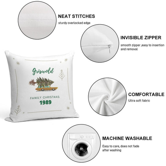 Griswold Family Christmas - National Lampoon's Christmas Vacation Soft Multiple Sizes Throw Pillow