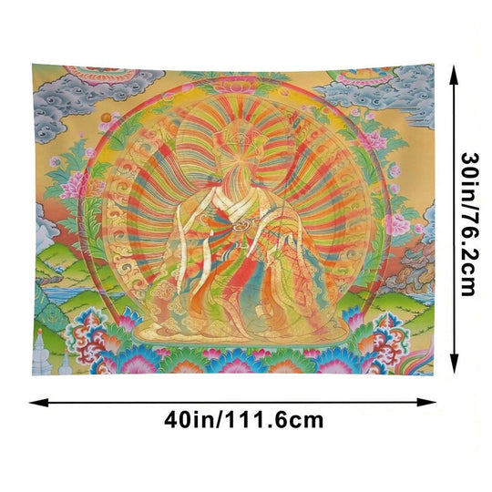 Dzogchen Rainbow Body Thangka Tapestry