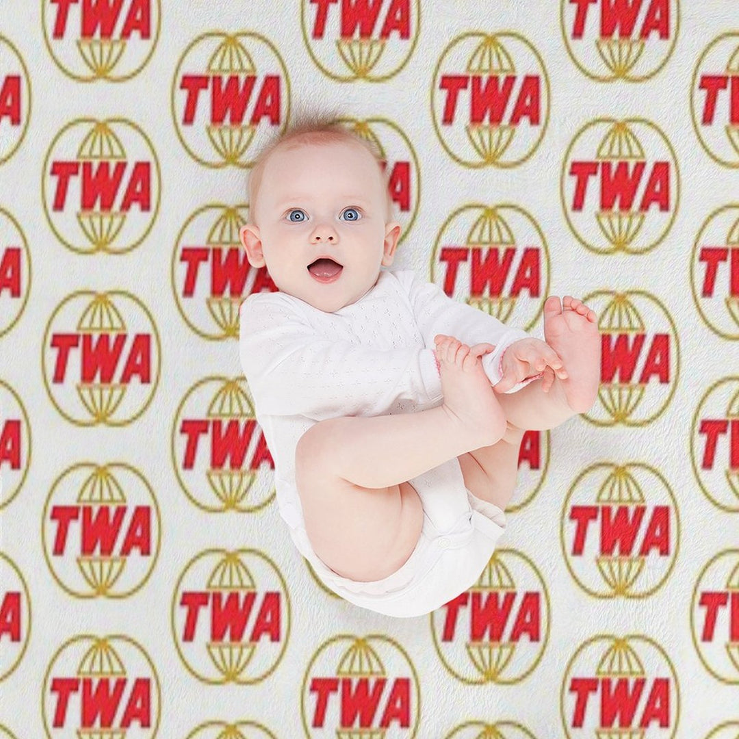 TWA Airlines - Vintage Logo Gift-ready Throw Blanket