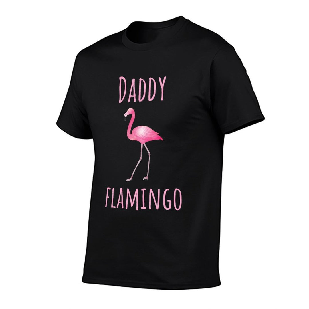 Flamingo Gifts Daddy Flamingo Summer Pink Bird  Slim-fit Cut T-Shirt