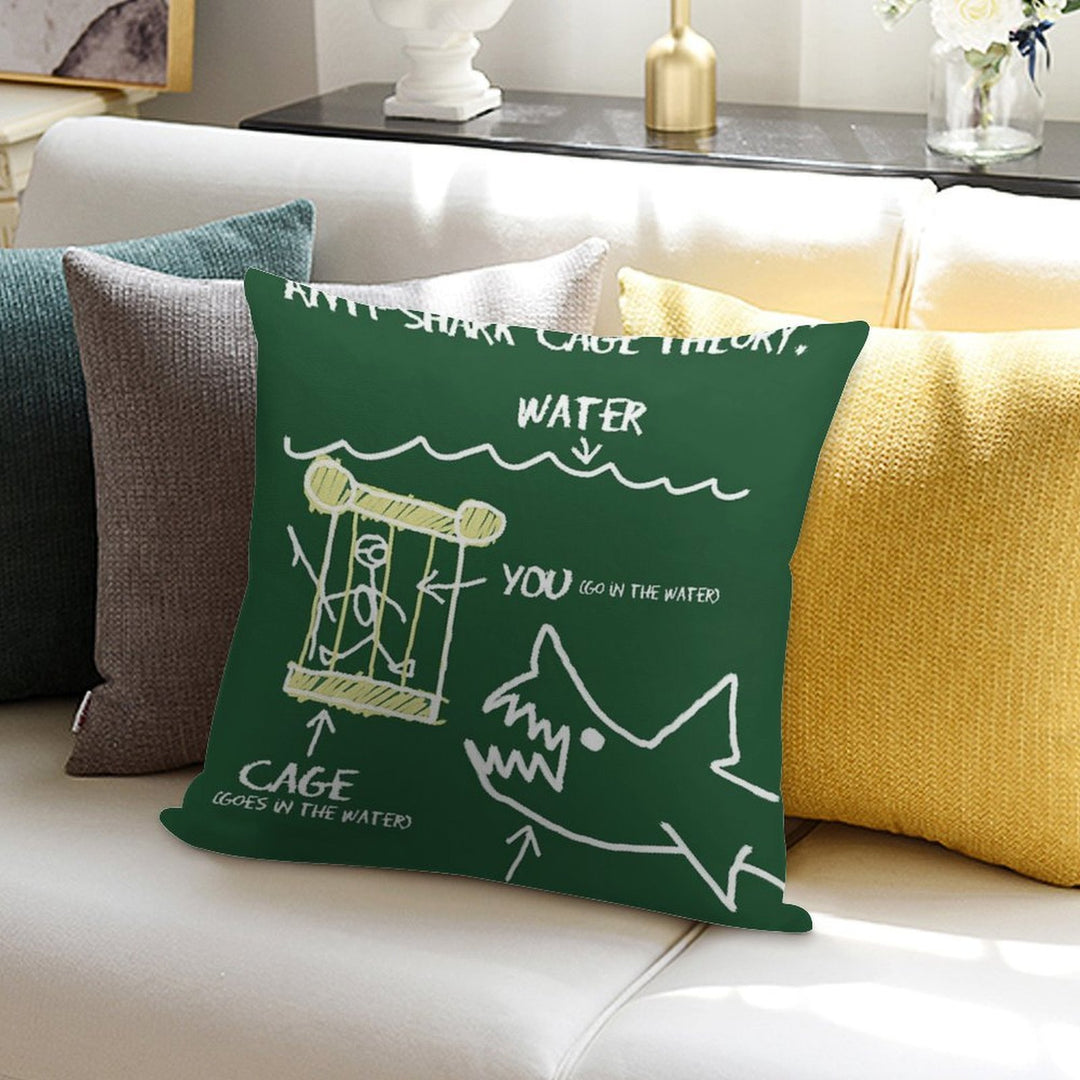 Farewell And Adieu... Soft Short Plush Fabric Throw Pillow