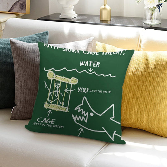 Farewell And Adieu... Soft Short Plush Fabric Throw Pillow