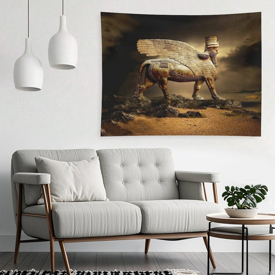 ASSYRIAN LAMASSU CLASSIC Tapestry