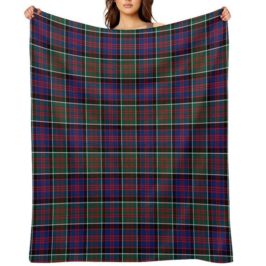 Clan MacDonald of Clanranald Tartan Velvety-soft Throw Blanket
