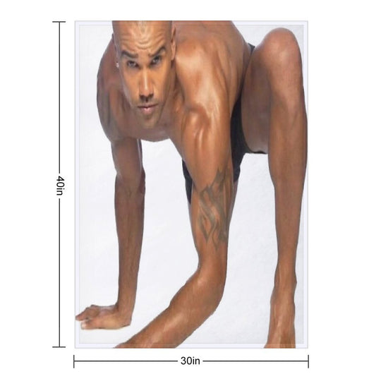 Shemar Moore Compact Throw Blanket