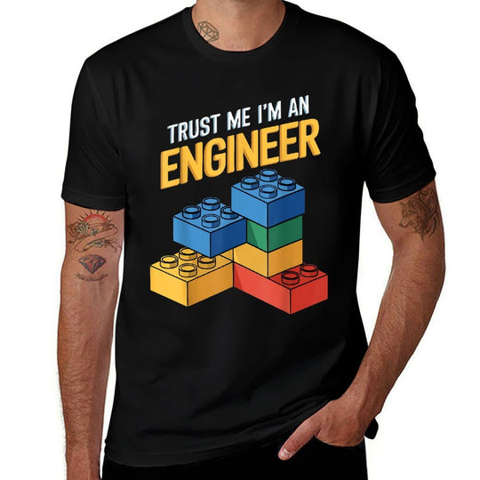 Im An Engineer Kids Brick Builder Bricks Building Blocks  Wrinkle-resistant T-Shirt