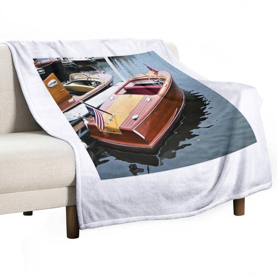 Photo of A Chris Craft Riviera Comfort Throw Blanket