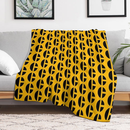 Caterpillar Logo - C Eco-conscious Throw Blanket