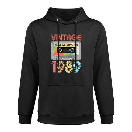 June 1989 30th Birthday  Mens Womens Vintage 1989 Premium Machine Washable Hoodie