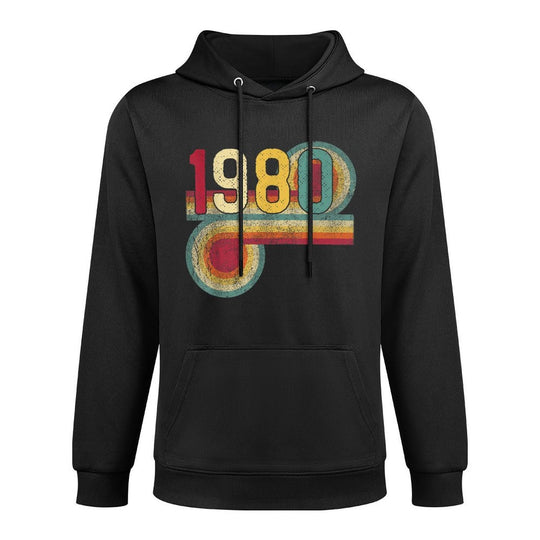 1980 40th Birthday Gift Vintage Retro Men Women 40 Years Old All-Day Comfort Hoodie