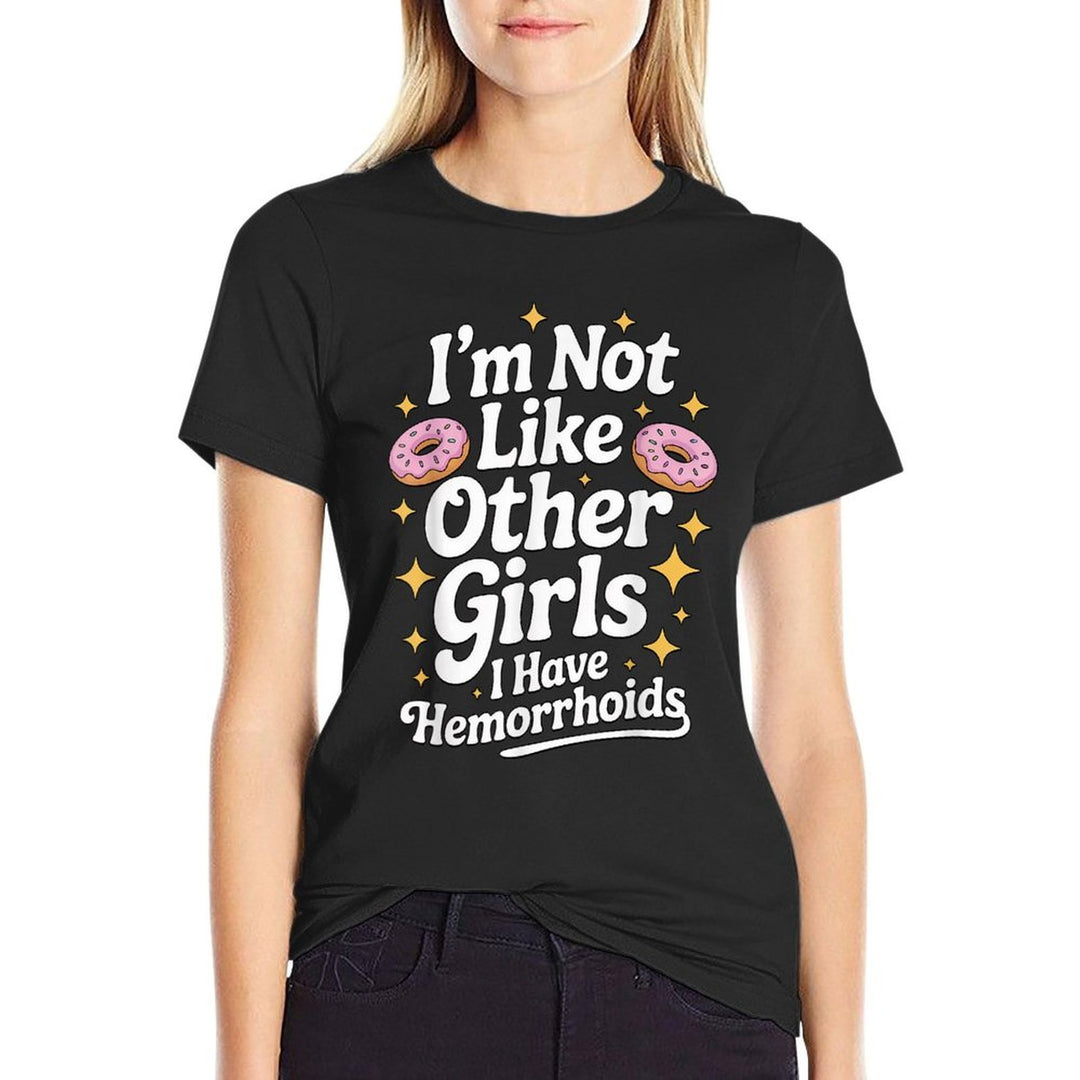 Embarrassing Hemorrhoids Inappropriate Adult Humor  High-quality Stitching T-Shirt