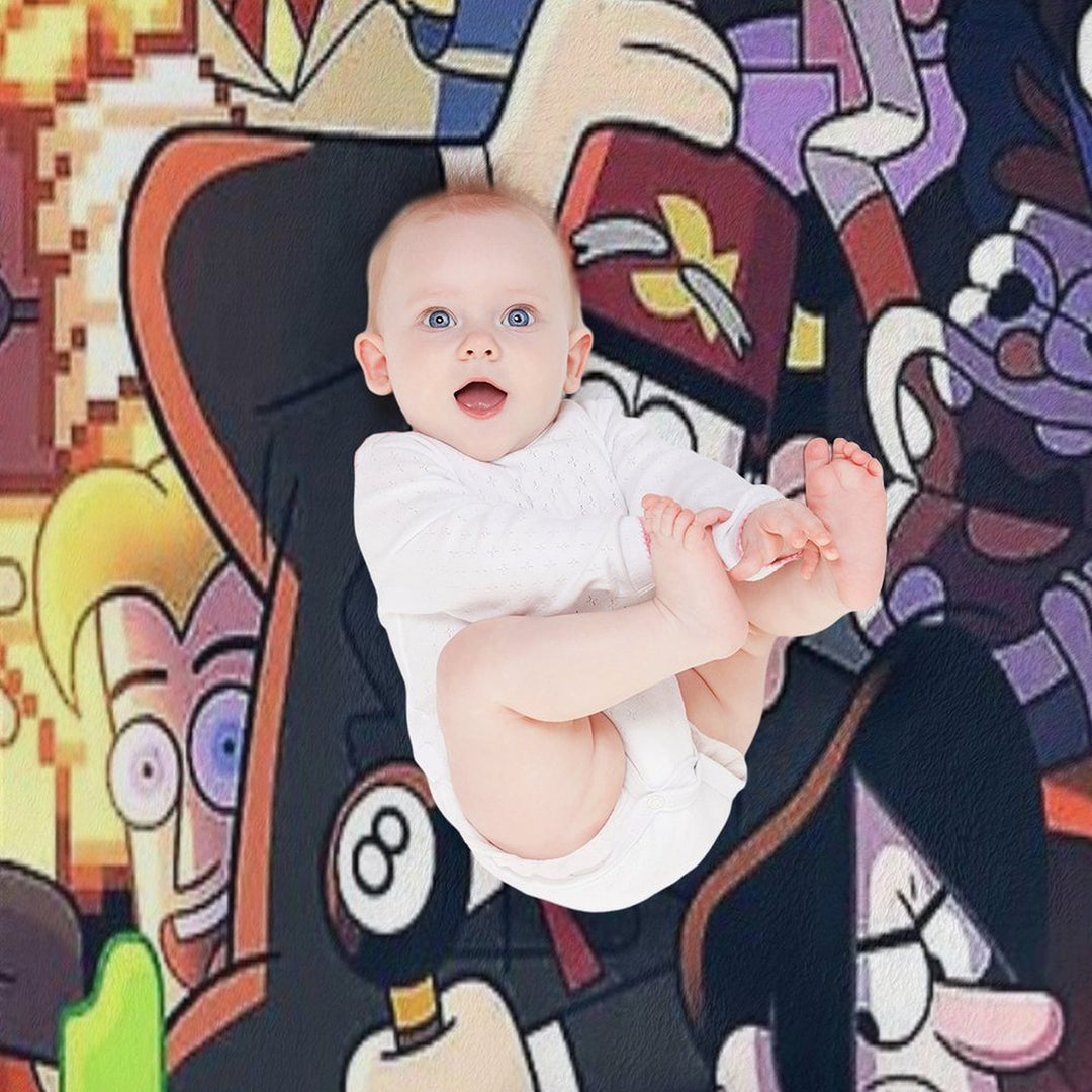 Gravity Falls Easy Care Throw Blanket