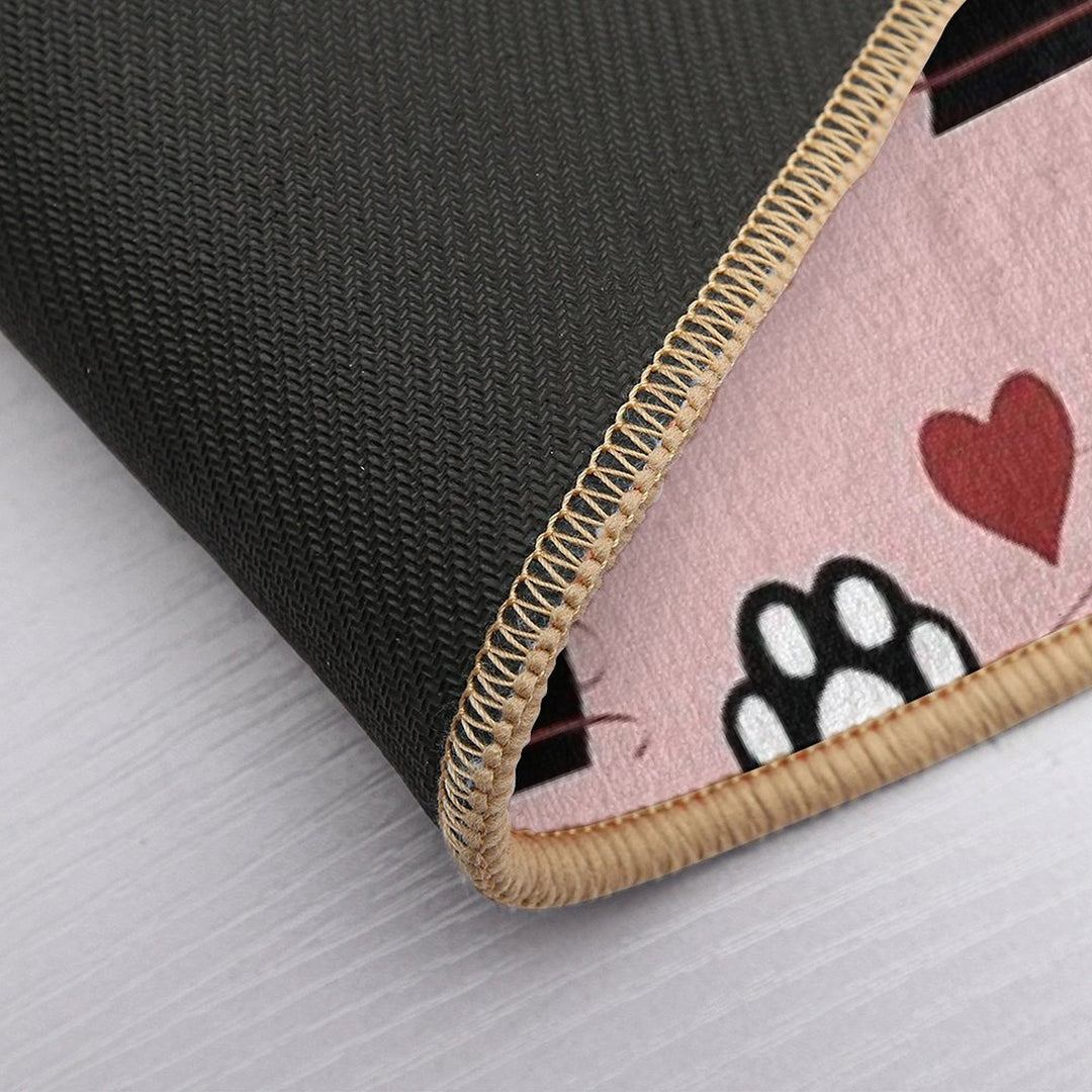 Pattern of Heart Connect  Absorbent Bath Mat