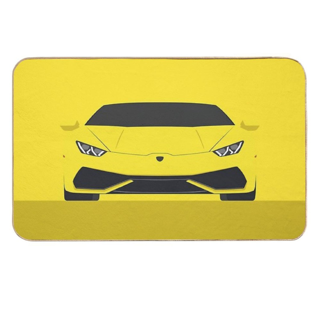 Huracan - Vector Drawing  Versatile Bath Mat