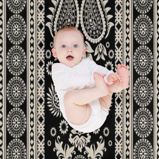 Wallpaper Pattern Eco-conscious Throw Blanket