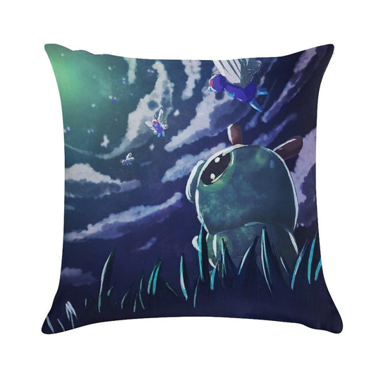 Dream of Caterpie Soft Shrink-Resistant Throw Pillow