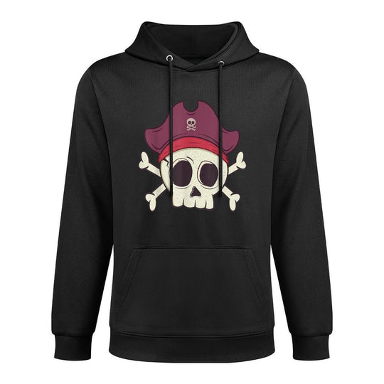 Funny Pirate Skull Cartoon Halloween Versatile Streetwear Hoodie