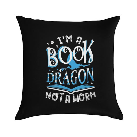 Book Dragon Soft Style Accent Throw Pillow