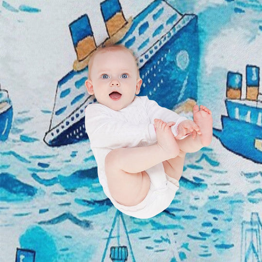 Ferry Boats Scrub Cap All-season Throw Blanket