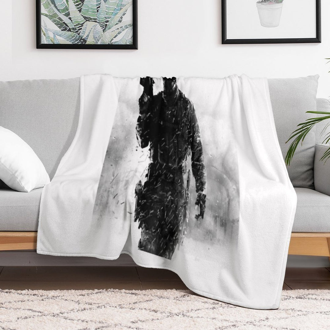 MW2 - Soldier Game Lightweight Throw Blanket