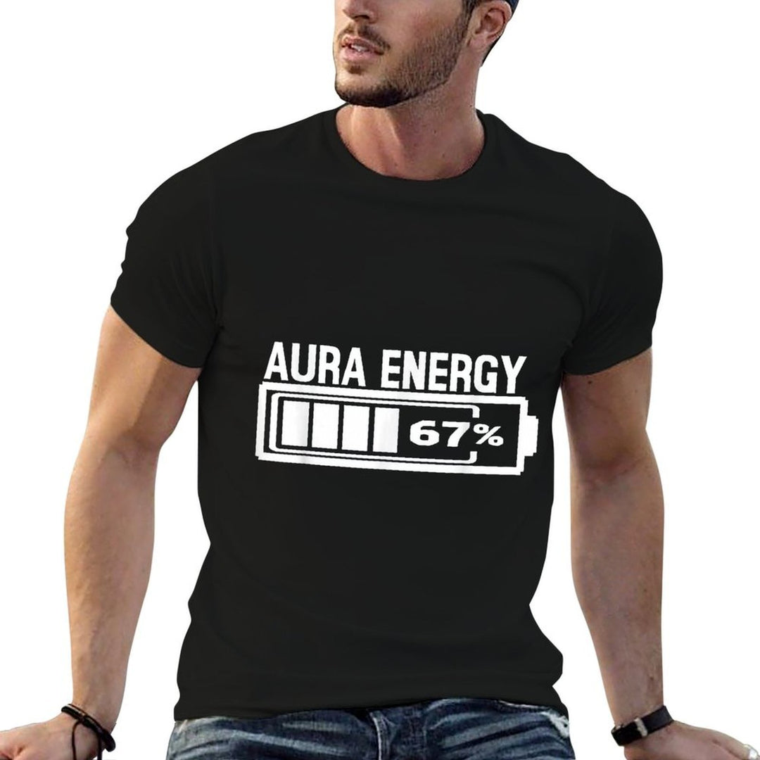Aura Energy 67 Funny Six Seven Meme Gen Alpha Slang  Moisture-wicking T-Shirt