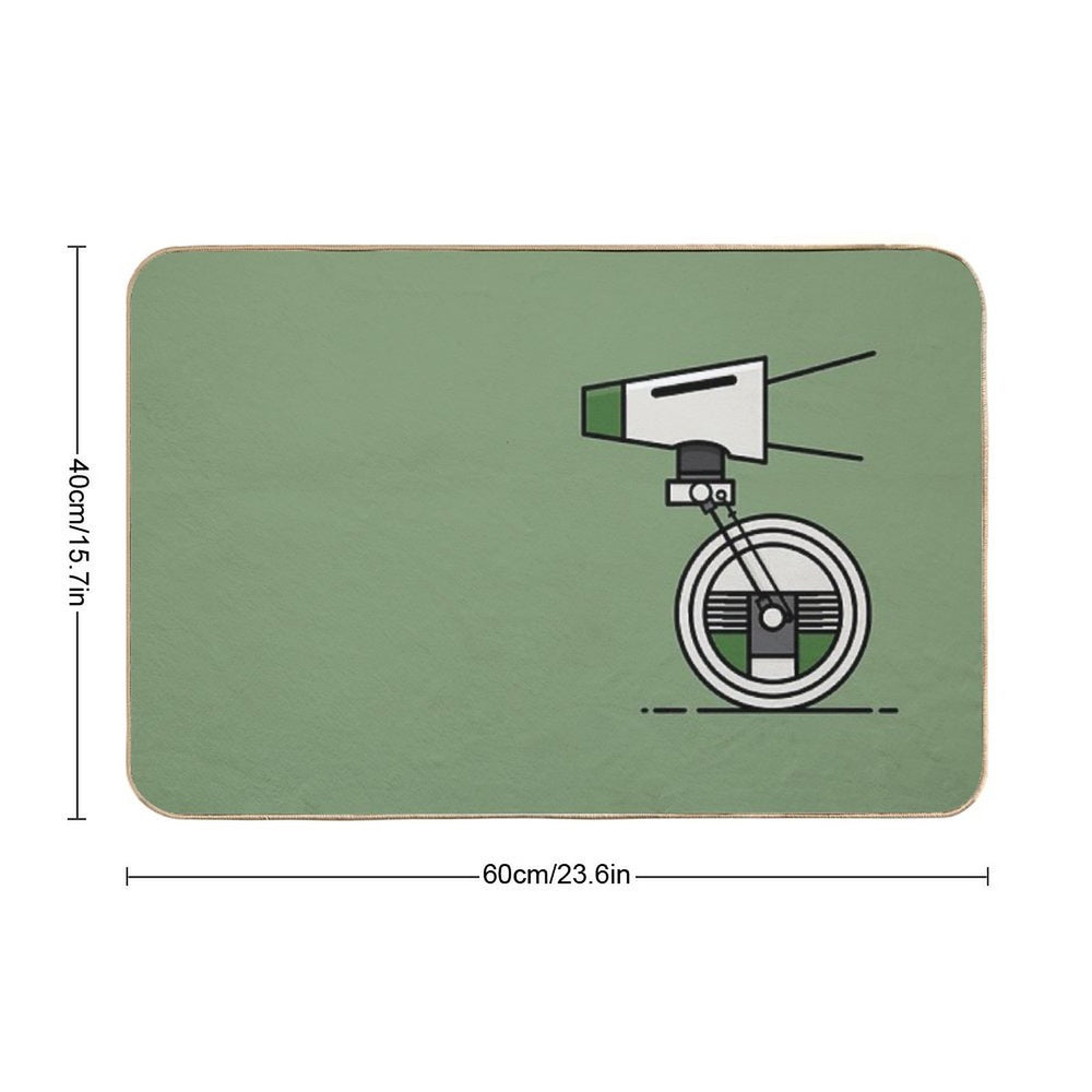 The New Droid  Dirt-Trapping Bath Mat