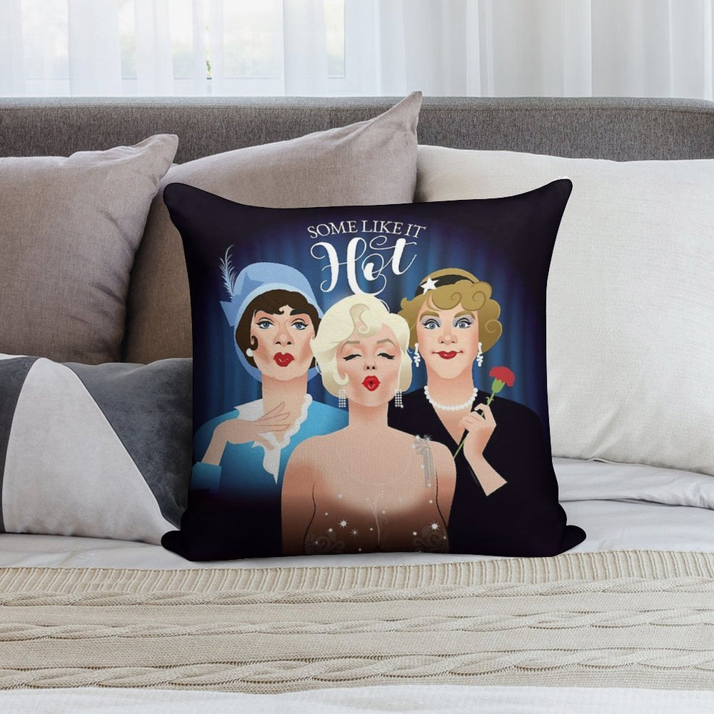 Some Like It Hot Soft Ultra-Soft Texture Throw Pillow
