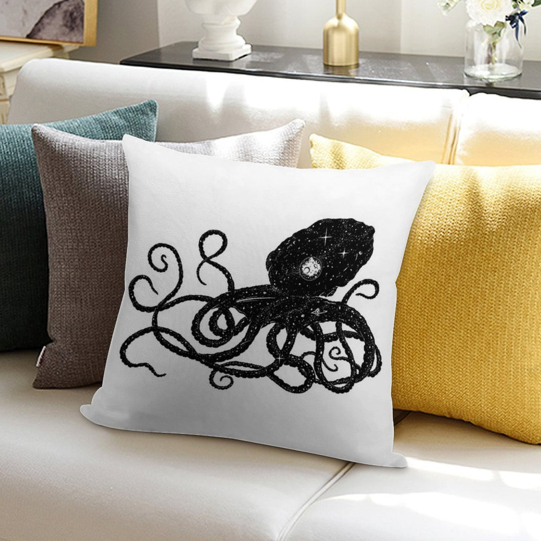 Galactapus Soft Warmth Comfort Throw Pillow