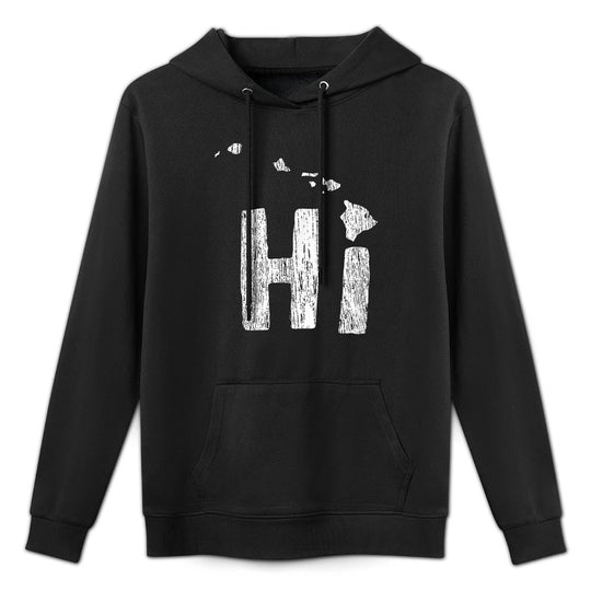Hawaii HI Hawaiian Islands Map Aloha Maui Gift Easy Care Hoodie