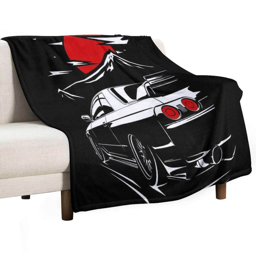 Nissan Skyline GTR 32  Haruna Durable Throw Blanket