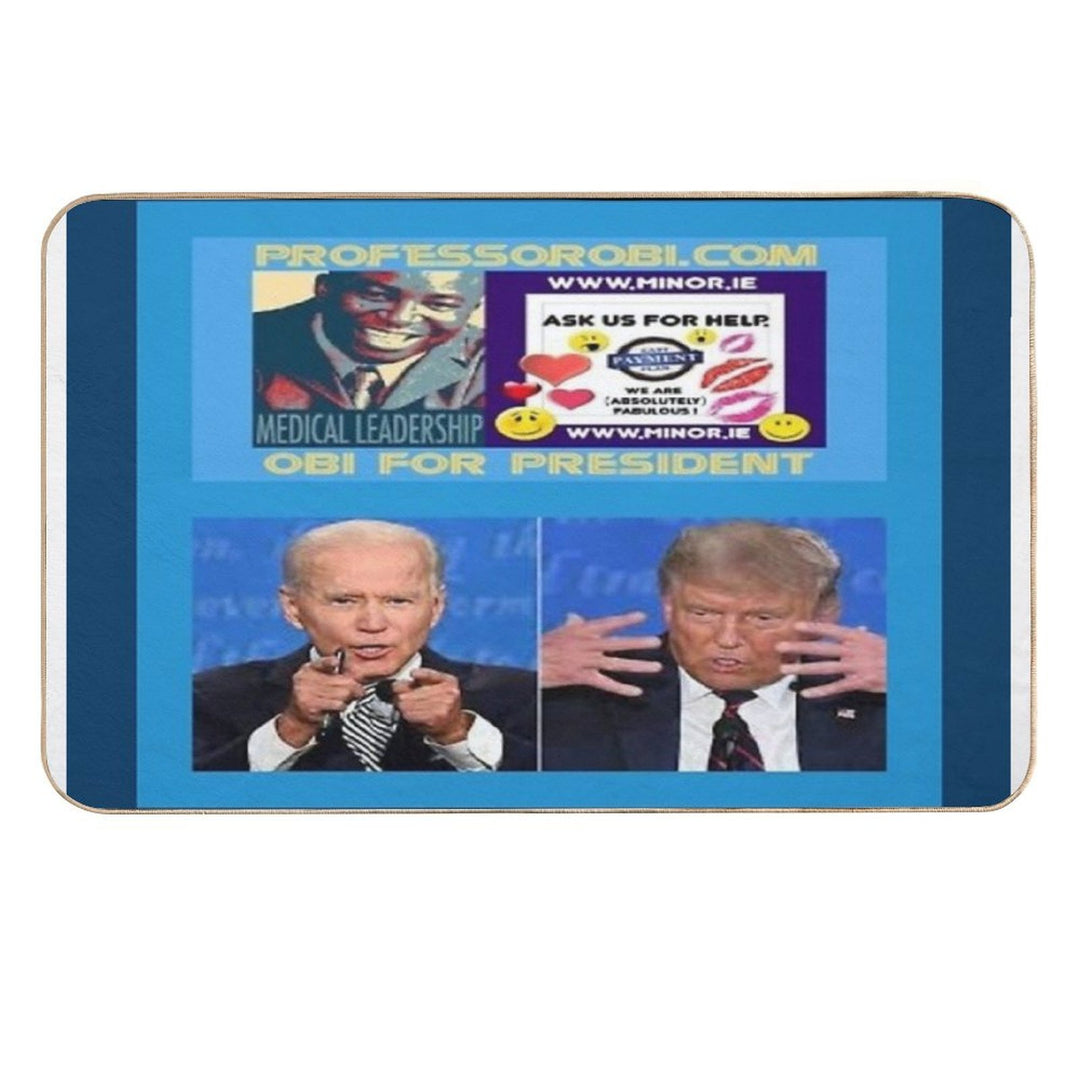 Professor Doctor Joseph Chikelue Obi  Independent  Design J  Obi For President  Ireland  Irish Presidential Election News.  Easy To Clean Bath Mat